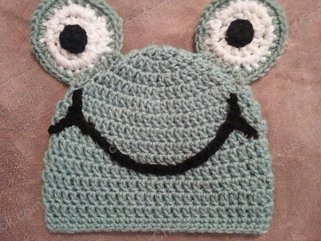 Cute and Easy Frog Beanie