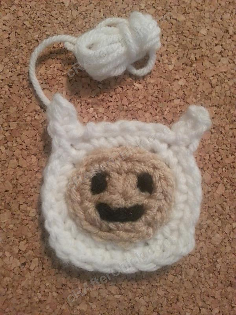 Finn Adventure Time Face Applique