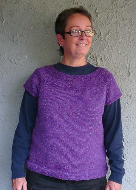 Circular Yoke Vest