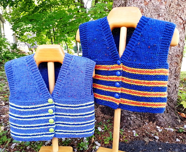 Kid's Striped Vest
