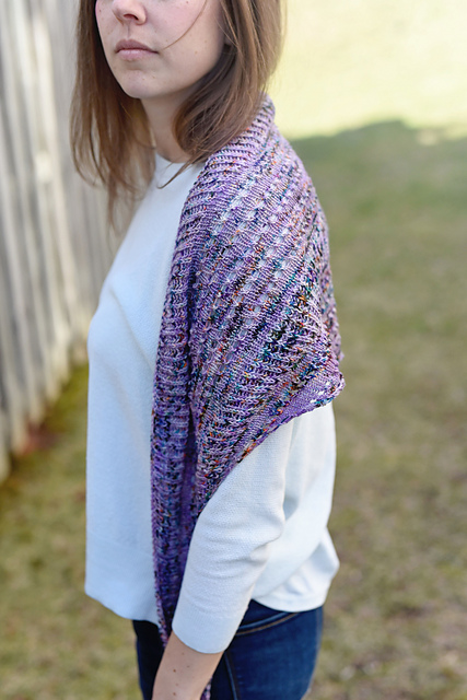 Ravelry: A Stitch Together Shawl pattern by CMS Knits
