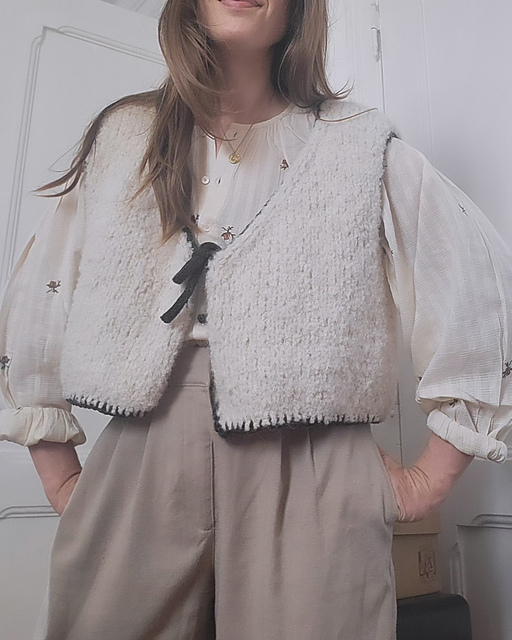 Ravelry: Heidi's Fancy Vest pattern by caffeinated granny
