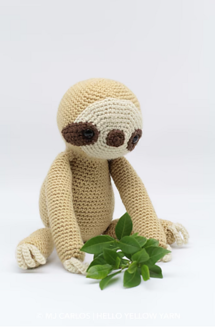 Ravelry: Slow Mo the Sloth pattern by Hello Yellow Yarn