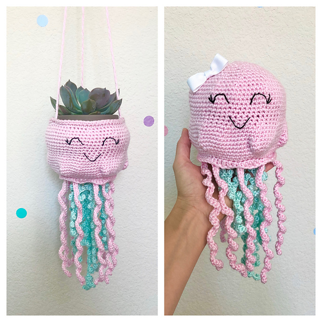 Jellyfish planter & toy