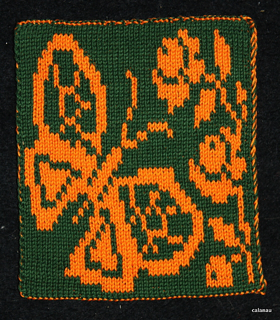 Spülimuster Schmetterling und Blume