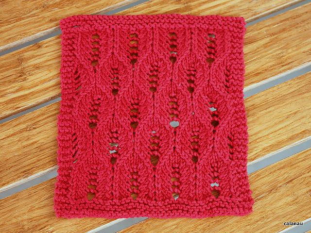 Leafy Dishcloth / Blätterspüli 