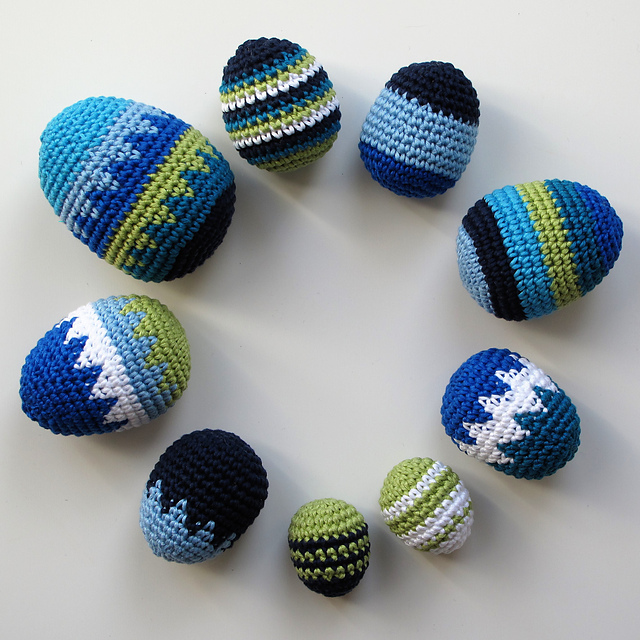 THE EGG - Crochet Easter Egg in 4 Sizes