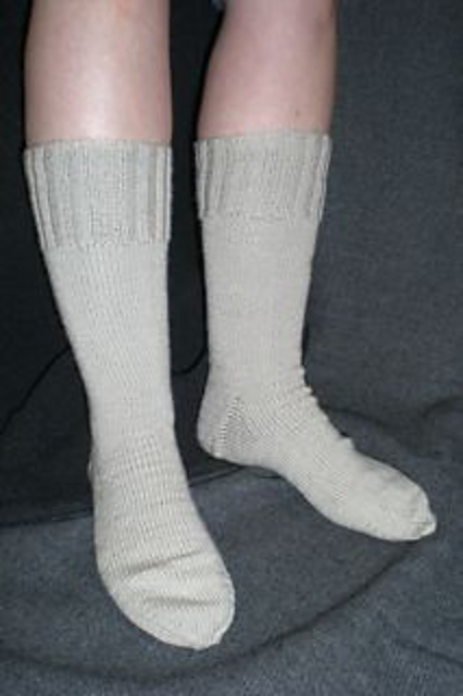 Heavier Socks, in 6-ply Fingering