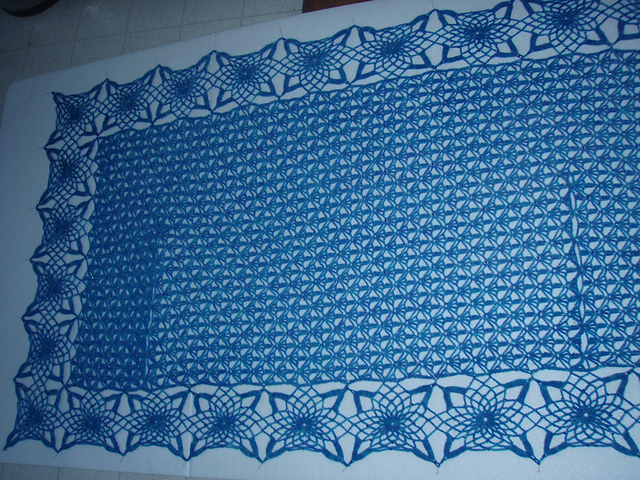 Ravelry: P6 2-way shawl pattern by Naomi Kanno (かんの なおみ)