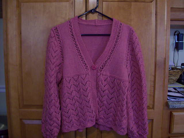 Lace Bed Jacket 
