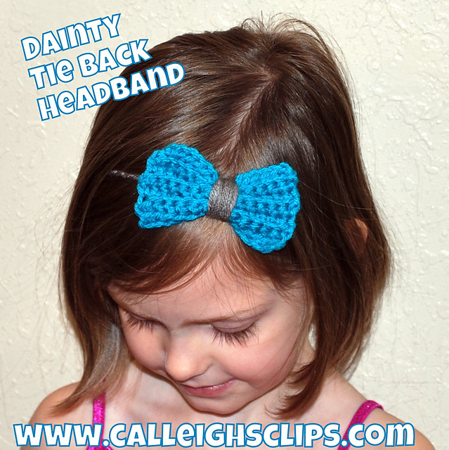 Tie Back Bow Headband