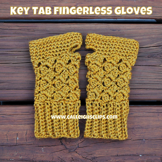 Key Tab Fingerless Gloves