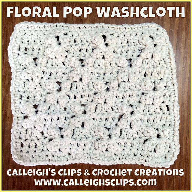 Floral Pop Washcloth