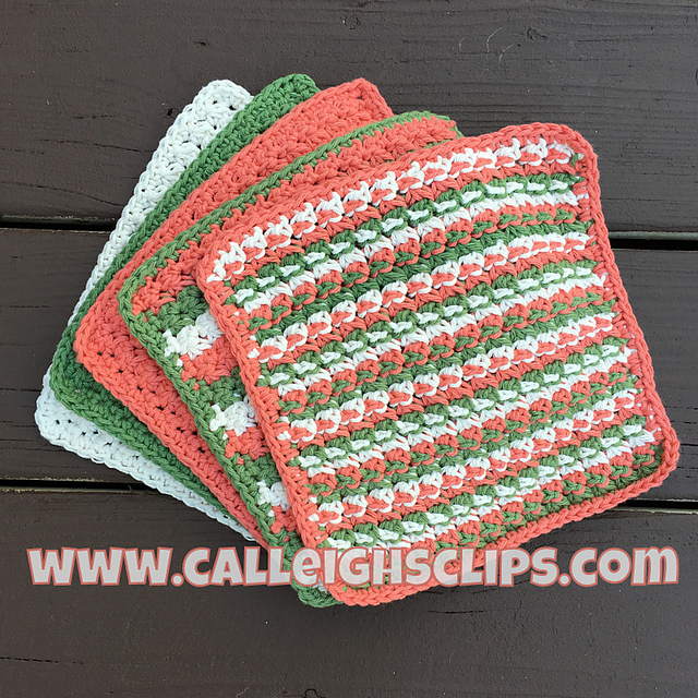 Poppy Nubbin' Washcloth
