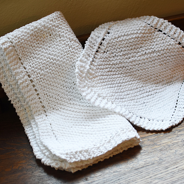 Dish Cloth with Matching Towel