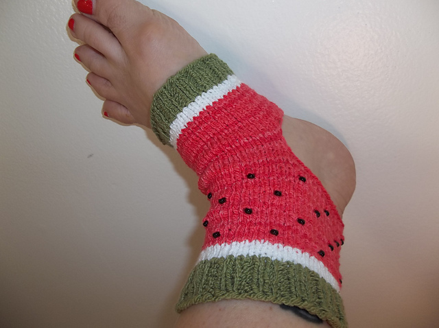 Watermelon Yoga Socks