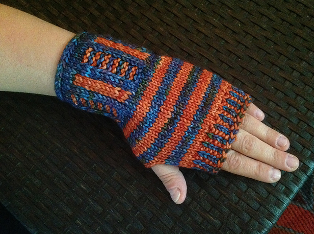 Twill Fingerless Mitts
