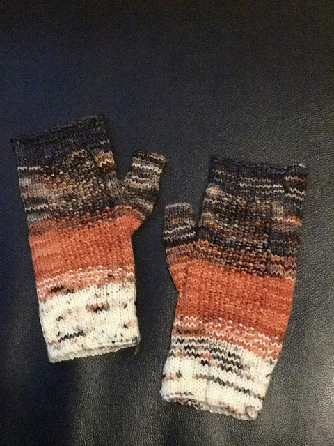 Leftover Faded Mitts