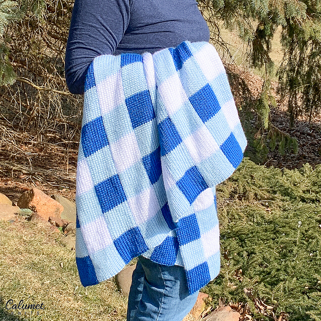 Gingham Blankets for Addi Express