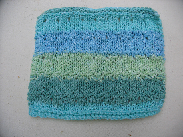 Eyelet Twist Washcloth