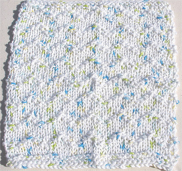 Chevron Baby Washcloth