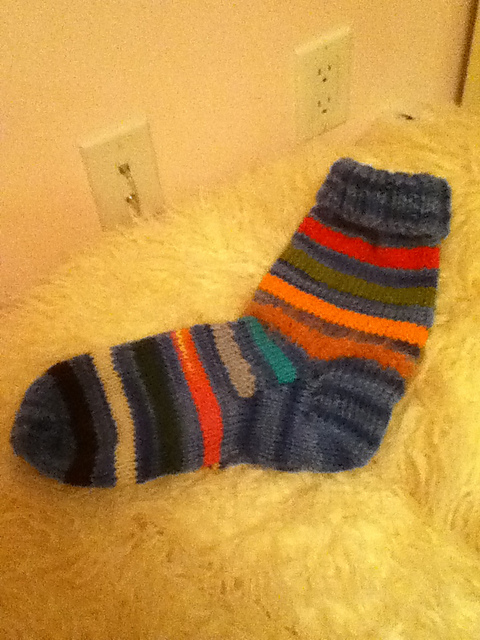 Stripy House socks