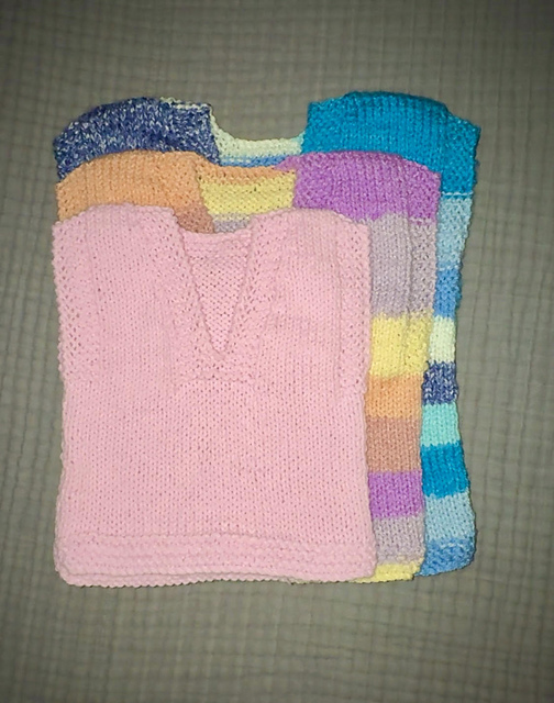 baby / toddler knitted vest