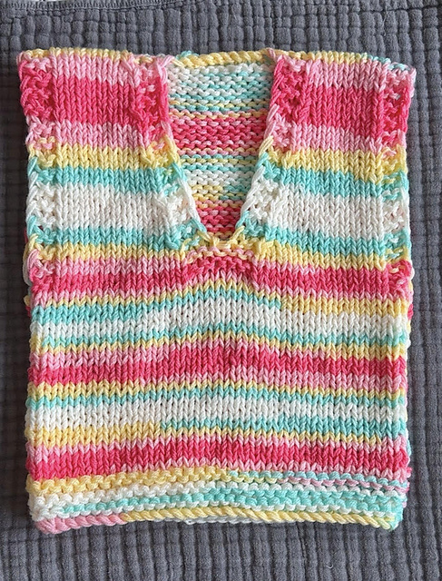 bulky knit child's vest