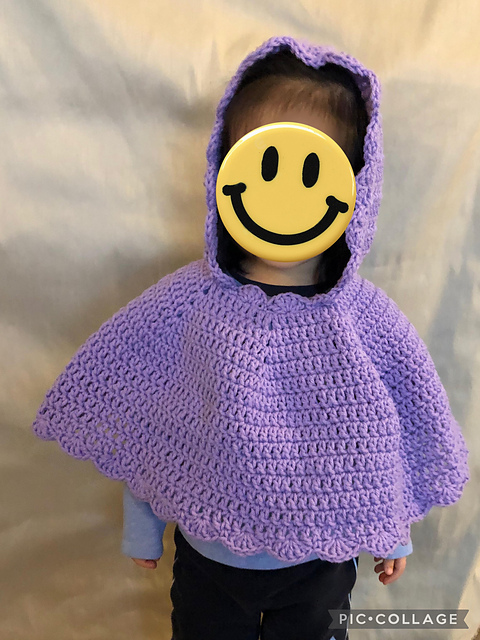 Toddler Hooded Poncho