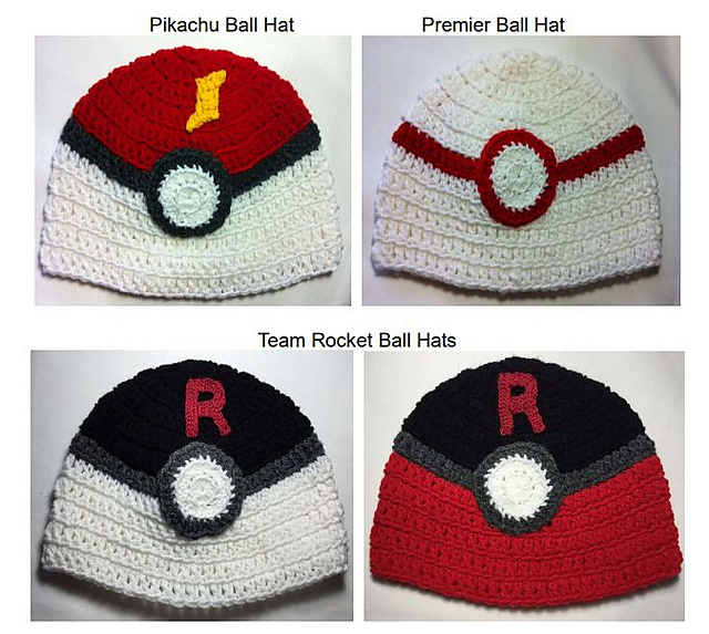 Pokeball hat set 3