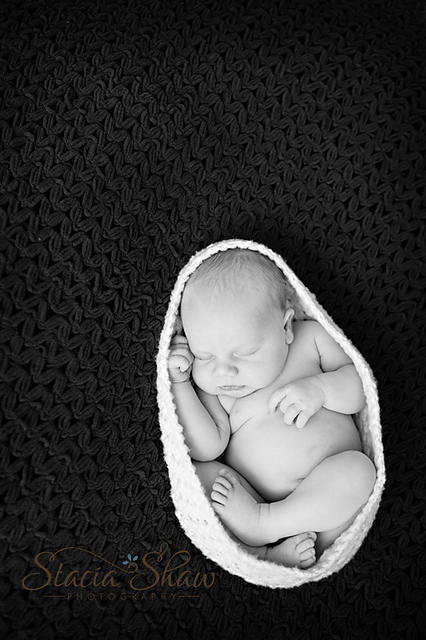 Block Stitch Egg Bowl Photography Prop