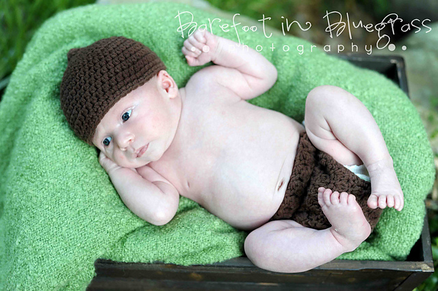 Pixie Beanie & Diaper Cover