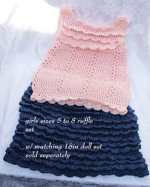 Girl's Ruffle Skirt and Top