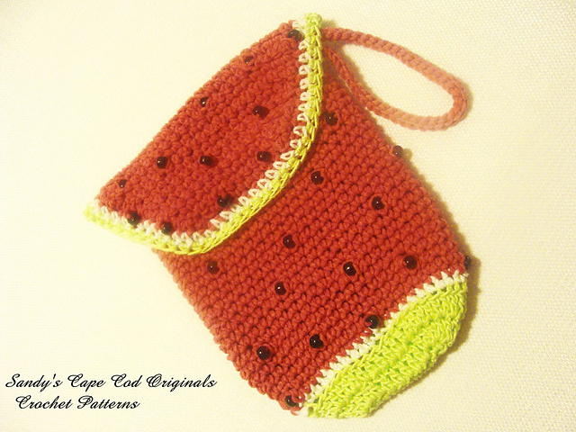 169 Watermelon Diaper Clutch