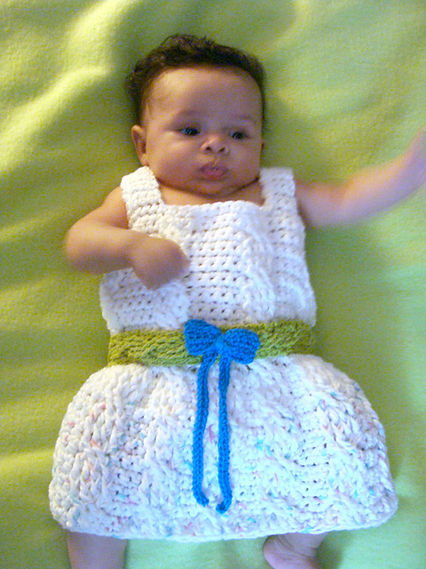664 Cable Baby Sundress