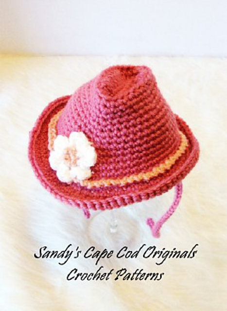 465 Cowboy or Cowgirl Baby Hat