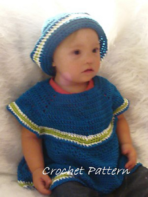 422 Toddler Sailor Dress and Hat Set