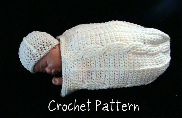 472 Unisex Fisherman Cable Cocoon and Hat