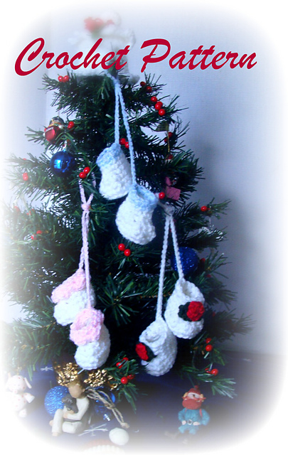 487 Baby Bootie Ornaments