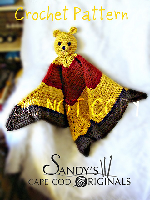 574 Winnie the Pooh Inspired Toy Blankie