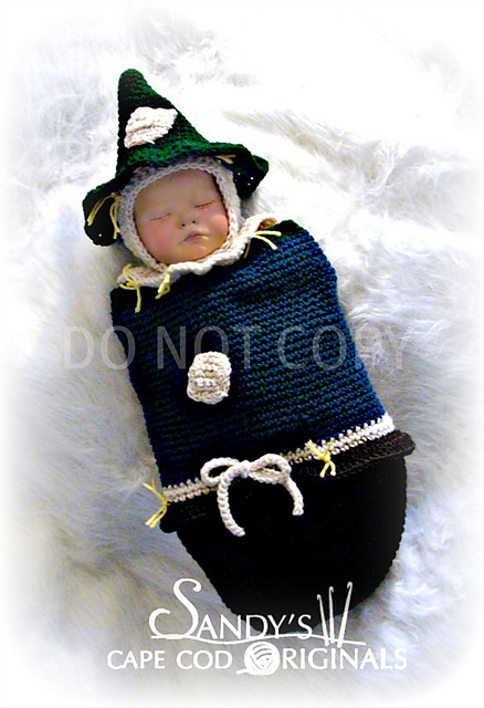 587 Scarecrow Cocoon and Hat