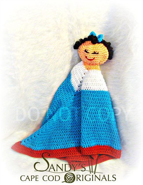 578 Dorothy Toy Blankie Lovie Afghan