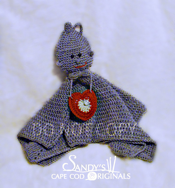 580 Tinman toy lovie blankie afghan