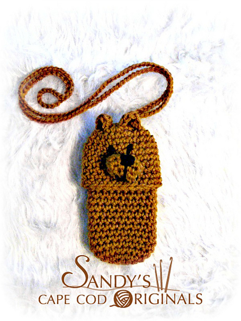601 bear cell phone pouch
