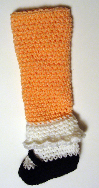 657 Maryjane legwarmers for baby