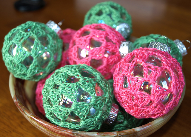 Pip's Crochet Christmas Tree Bauble Ornaments