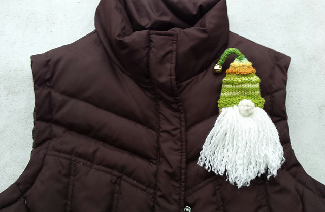 Gnome Brooch
