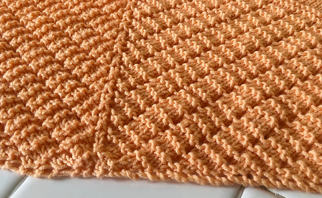 Double Diagonal Shawl