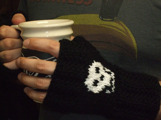 Skull Biking Mitts