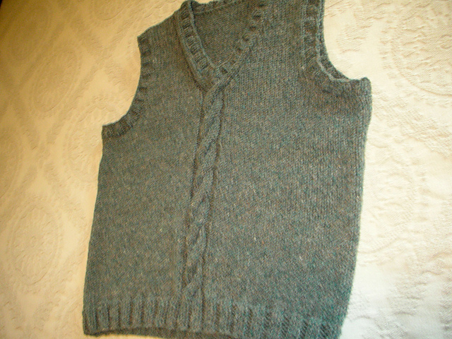 Just Like Dad's Tweed Vest-Men's
